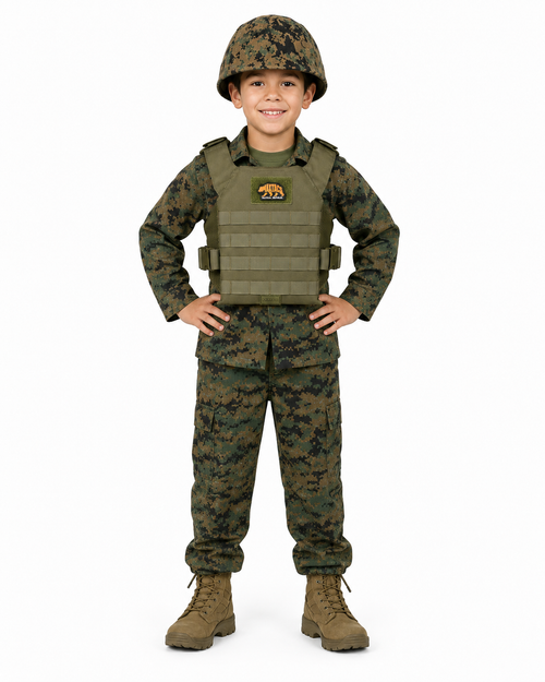 Kids Woodland Digital Combat Costume