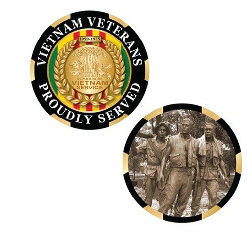 Vietnam Veteran Challenge Coin Vietnam Veteran Challenge Coin