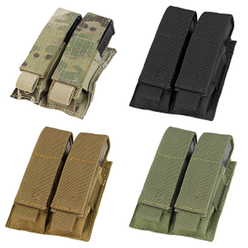 Condor Molle Double Pistol Mag Pouch 9mm .45 1911 M9 Magazine Condor Molle Double Pistol Mag Pouch 9mm .45 1911 M9 Magazine