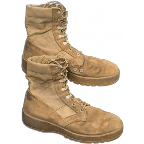 Used USGI Military Issue Desert Tan Hot Weather Combat Boots Used USGI Military Issue Desert Tan Hot Weather Combat Boots