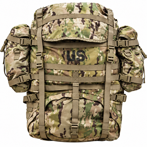 USGI Military Issue Multicam OCP Molle II Backpack with Frame
