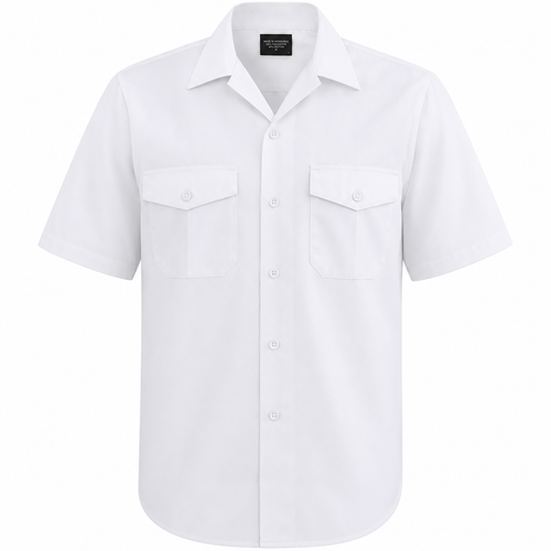 US Navy Enlisted White Dress Shirt