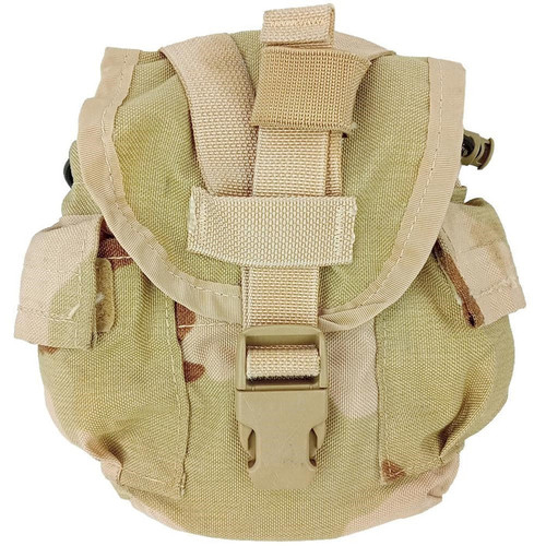USGI 3 Color Desert Canteen Pouch