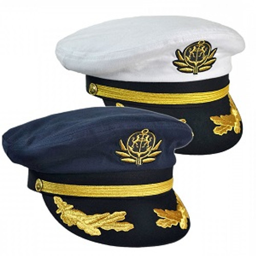 Deluxe Adjustable Captains Yacht Cap Deluxe Adjustable Captains Yacht Cap