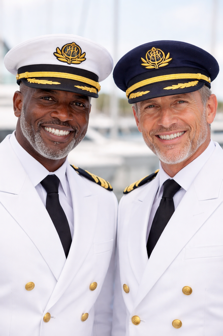 Deluxe Adjustable Captains Yacht Cap