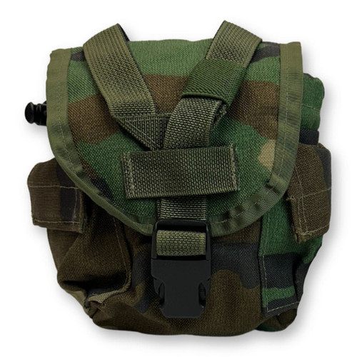 USGI Molle II 1 QT Canteen Cover Pouch- Woodland Camo