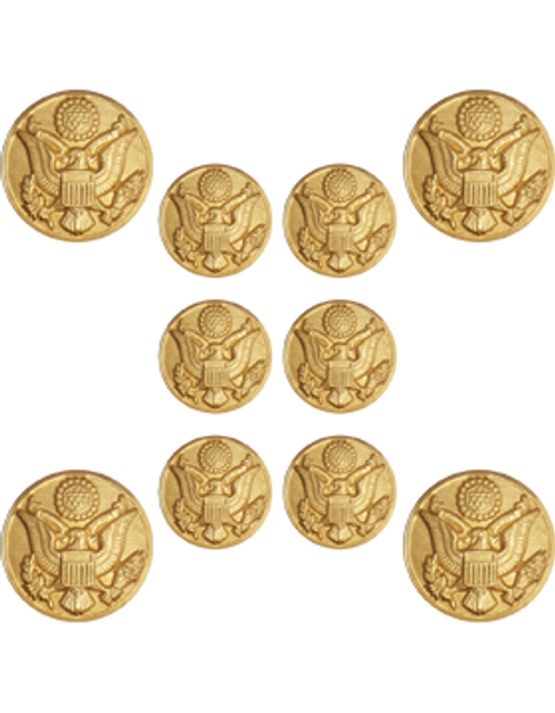 Army Male Short Shank Button Set Army Male Short Shank Button Set