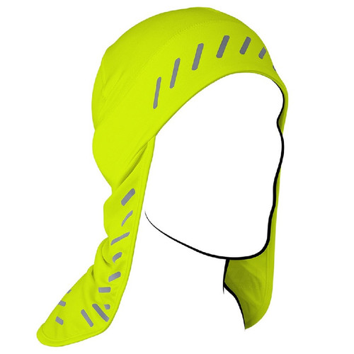 UV Reflective Helmet Liner Neon Yellow