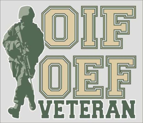 OIF-OEF Veteran Decal OIF-OEF Veteran Decal