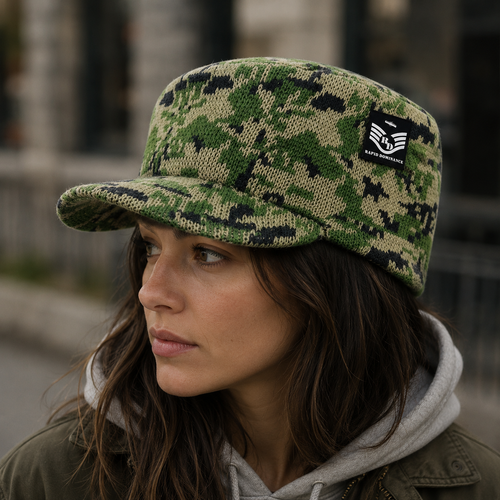 Camouflage Flat Top HybriCaps