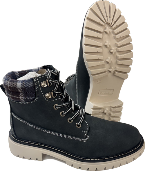 Carlkarida 6" Black Boot - SIDE