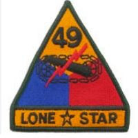 0049 Armor Division with Tab Full Color Patch