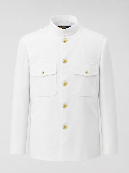 NEW Genuine U.S. Navy Service Dress White Jacket