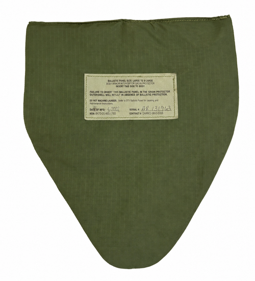 U.S. Military Ballistic Groin Protector Insert
