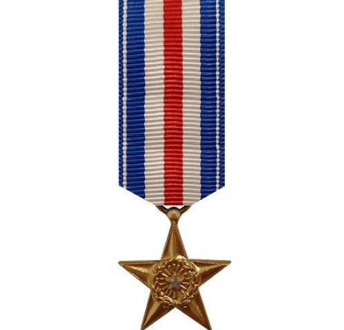Silver Star Miniature Medal Silver Star Miniature Medal
