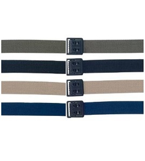 Extra Long Cotton Belt w/Open Face Black Buckle Extra Long Cotton Belt w/Open Face Black Buckle