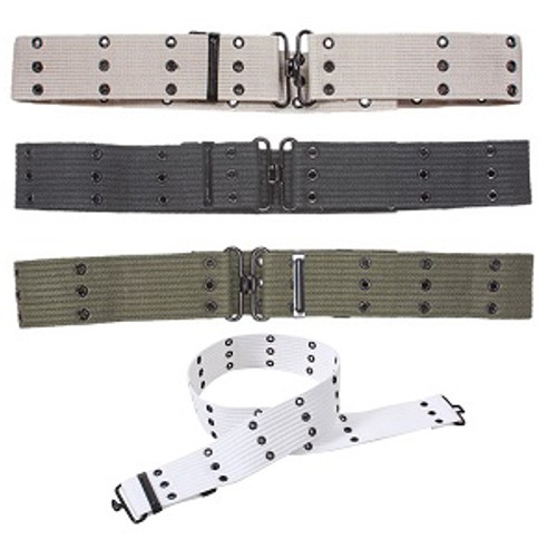 Military Style Canvas Pistol Belt with Metal Buckle Military Style Canvas Pistol Belt with Metal Buckle