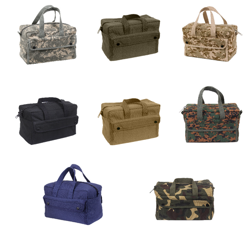Military Surplus GI Style Canvas Mechanics Tool Bag - Small Military Surplus GI Style Canvas Mechanics Tool Bag - Small