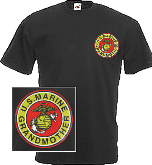 Marine Grandmother T-Shirt Marine Grandmother T-Shirt