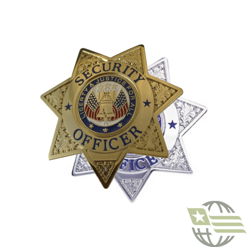 Security Officer Badge - 7 point Star Badge Security Officer Badge - 7 point Star Badge