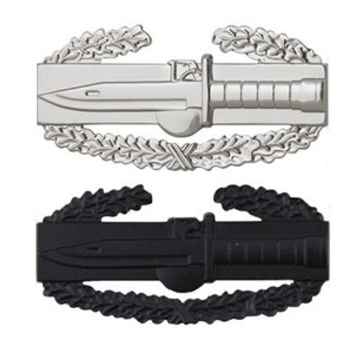 Army Combat Action Badge - Silver or Black