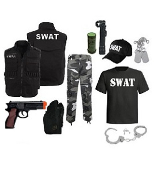 Swat Team Kids Costume Swat Team Kids Costume