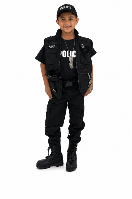 Kids Police Task Force Costume