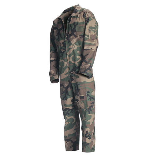 Air Force Style Woodland Camo Flight Suit Coverall Air Force Style Woodland Camo Flight Suit Coverall