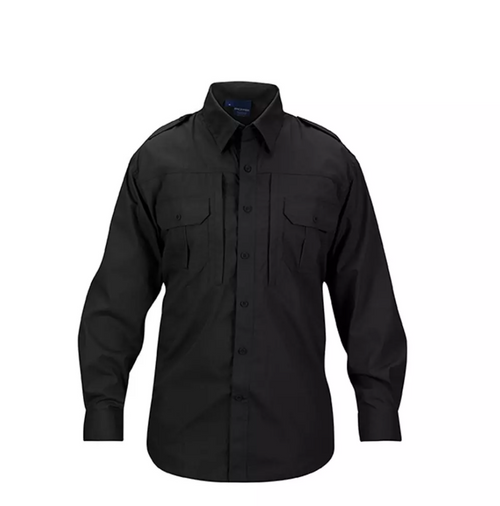 Propper Lightweight LS Black Tactical Dress Shirts Propper Lightweight LS Black Tactical Dress Shirts