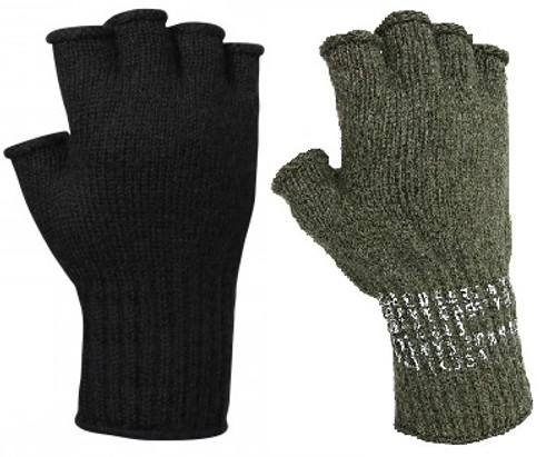 US GI Wool Fingerless Gloves US GI Wool Fingerless Gloves