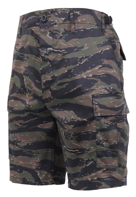  Tiger Stripe Camo, Button Fly, 6 Pockets, Perfect Fit - BDU Shorts