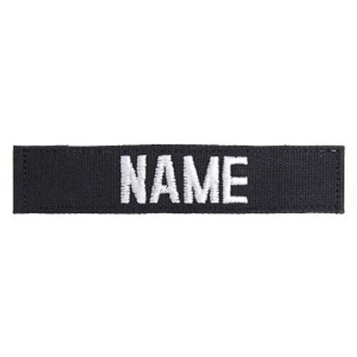Kids Black Name Tape Kids Black Name Tape