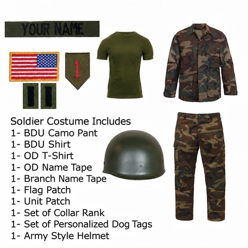 Adult Camouflage Costume