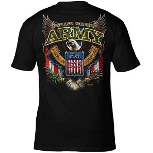 US Army 'Fighting Eagle' American Soldiers T-Shirt US Army 'Fighting Eagle' American Soldiers T-Shirt