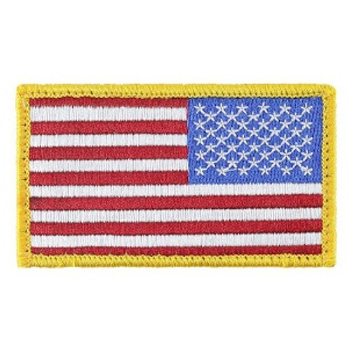 American Flag Reversed Patch - Full Color American Flag Reversed Patch - Full Color