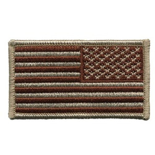 Desert American Flag Reversed Patch Desert American Flag Reversed Patch