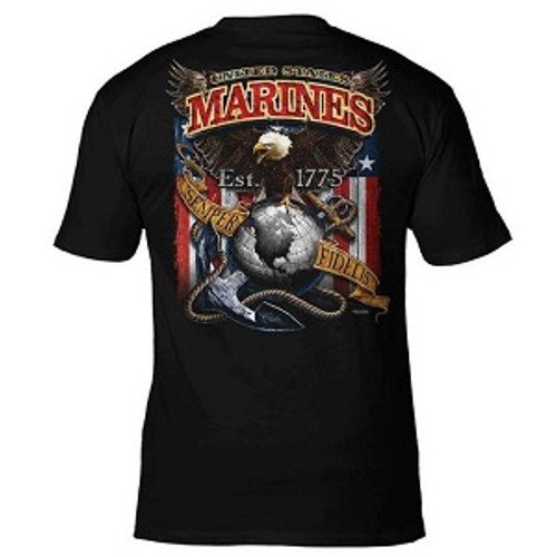 Marines For All That Served Fighting Eagle T-Shirt Marines For All That Served Fighting Eagle T-Shirt