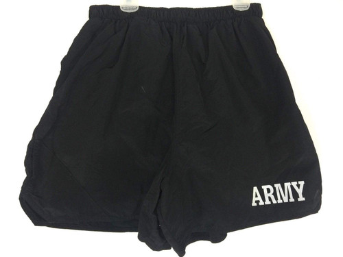 USED Black Army, 100% Nylon, ID Pocket, Key Pocket - PT Shorts