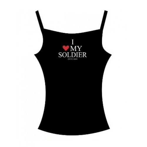 I Love My Soldier Tank Top