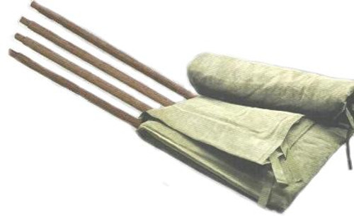 Set of 4 Wooden Cot Poles