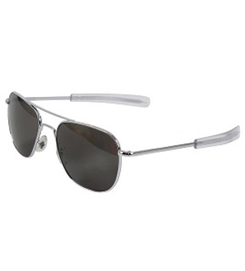 AO Eyewear Original Pilots Sunglasses Silver 55MM AO Eyewear Original Pilots Sunglasses Silver 55MM