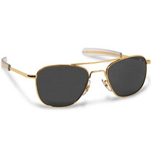 AO Eyewear Original Pilots Sunglasses Gold 55MM AO Eyewear Original Pilots Sunglasses Gold 55MM