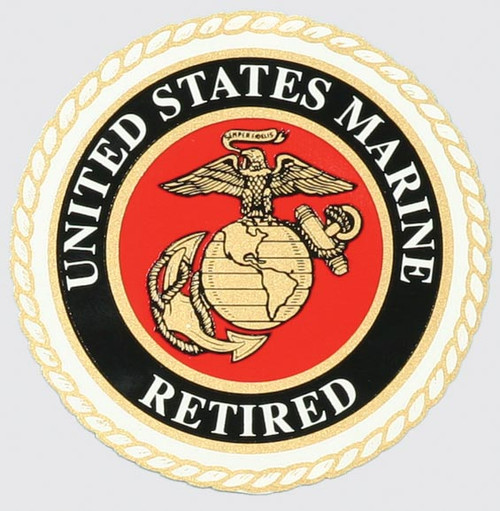 United States Marine - Retired Sticker United States Marine - Retired Sticker