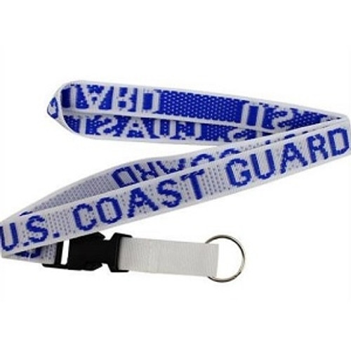 US Coast Guard Lanyard Keychain - Neck Strap Key Ring US Coast Guard Lanyard Keychain - Neck Strap Key Ring