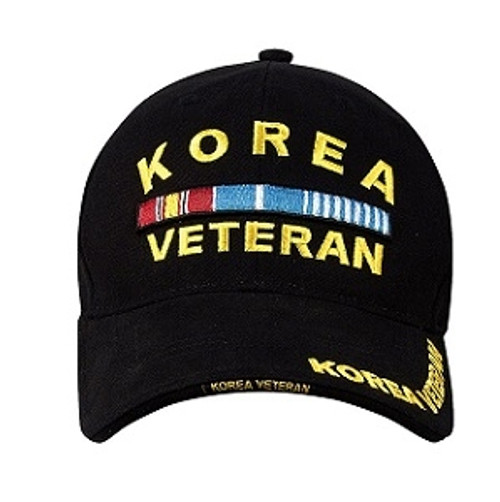 Deluxe Korea Veteran Service Ribbon Baseball Hat Deluxe Korea Veteran Service Ribbon Baseball Hat