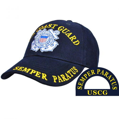 US Coast Guard Semper Paratus Baseball Cap US Coast Guard Semper Paratus Baseball Cap