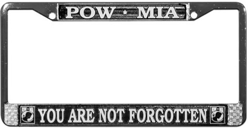 POW MIA License Plate Frame POW MIA License Plate Frame