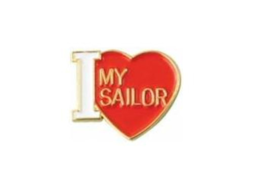 I Love My Sailor Lapel Pin I Love My Sailor Lapel Pin