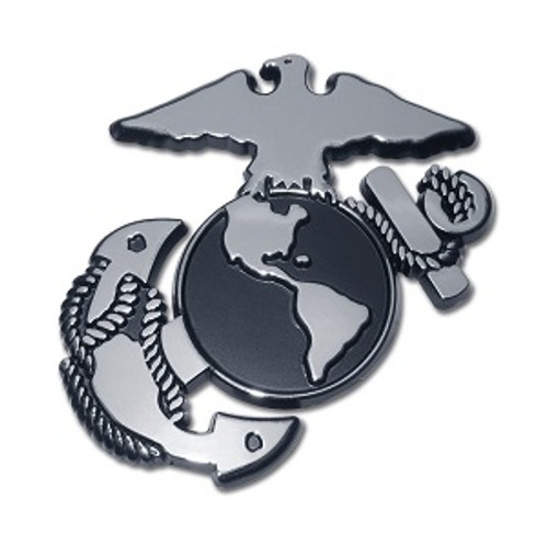 Metal Eagle Globe and Anchor Auto Emblem Metal Eagle Globe and Anchor Auto Emblem