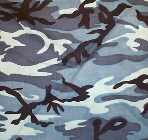Sky Blue Camo Bandana